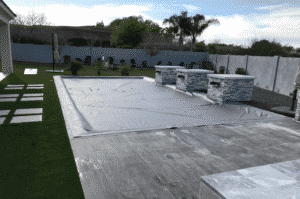 Grey PowerLock Solar Safe Pool Cover AZ