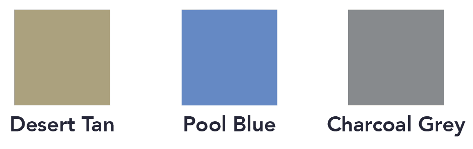 Standard Pool Cover Colors