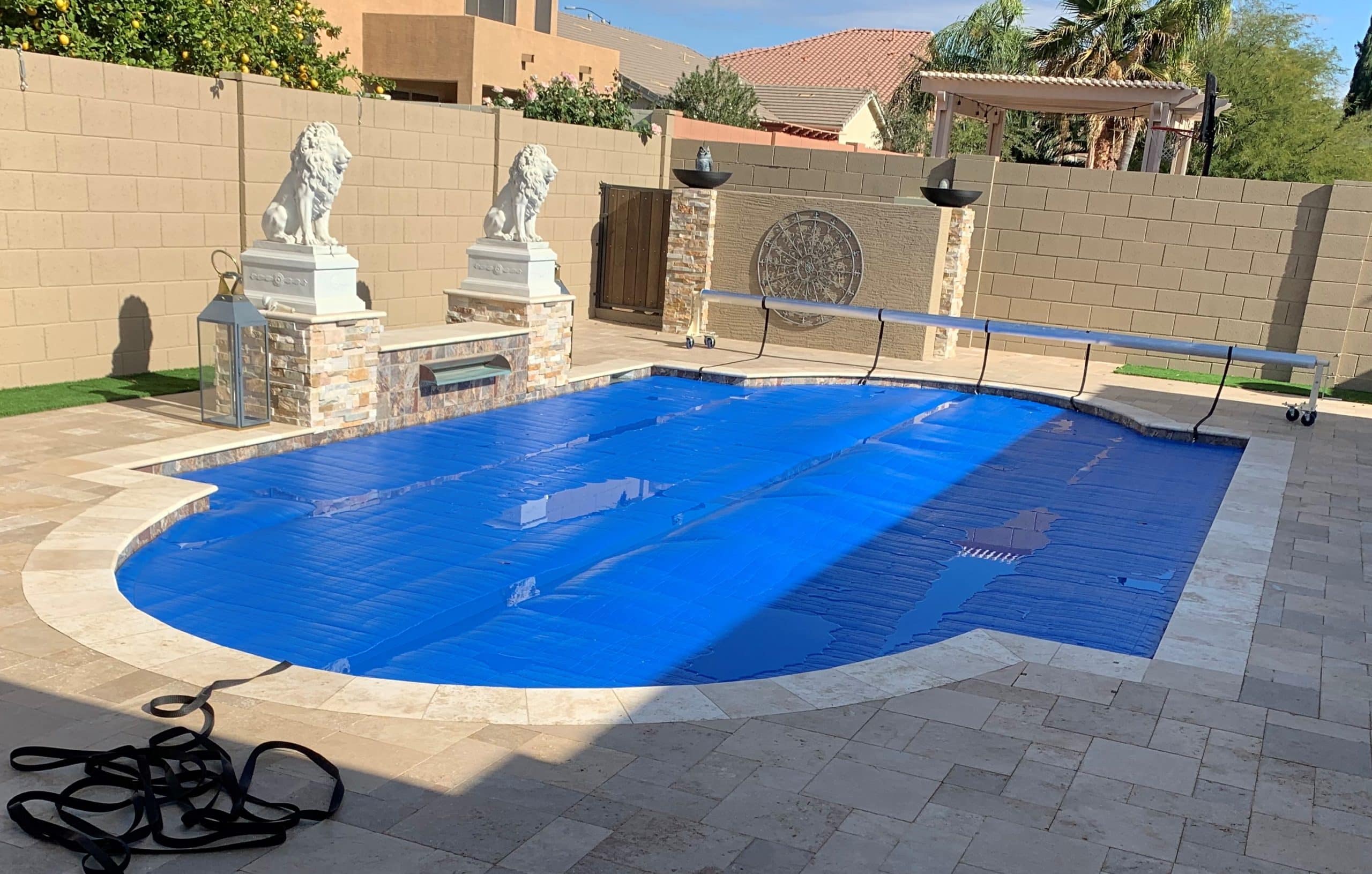 Grecian Shape Thermal Pool Cover (Heatsaver) AZ