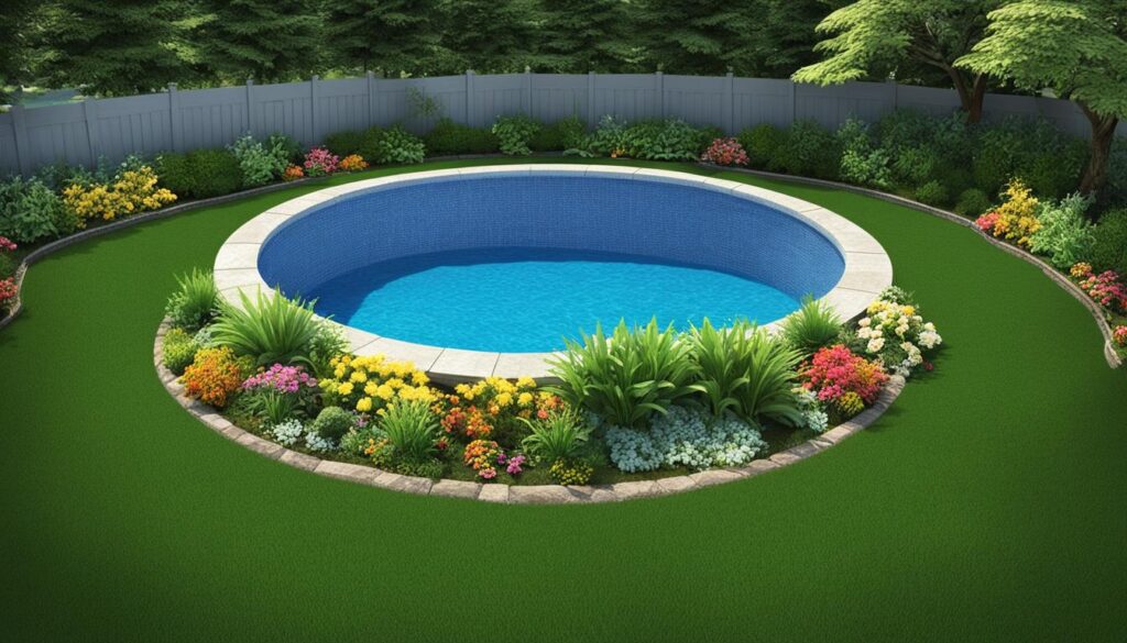 advantages of burying an above ground pool