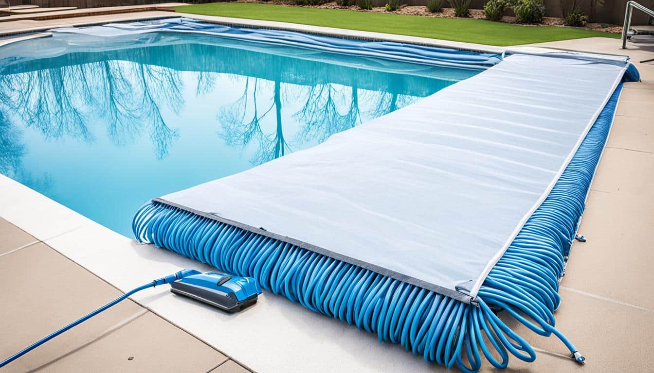 How do you prepare a pool for a cover?