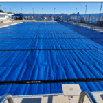 Thermal Pool Cover on Olympic Size pool at community pool for city